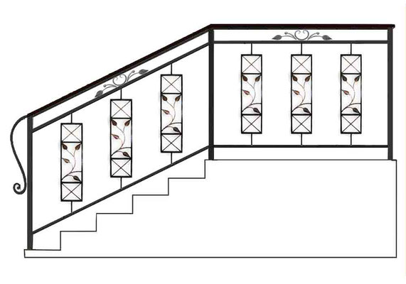 Кованые перила