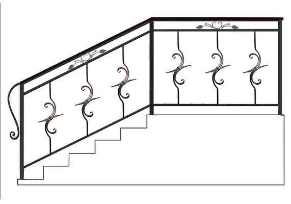 Кованые перила