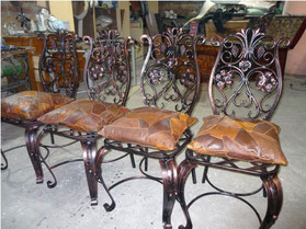 Кованые кресла стулья в Кургане